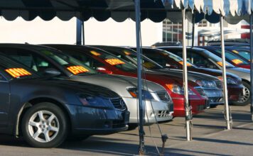 used car dealership