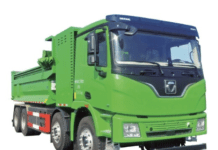 XCMG Machinery has launched the EHSL552F, a hydrogen fuel cell dump truck