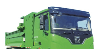 XCMG Machinery has launched the EHSL552F, a hydrogen fuel cell dump truck