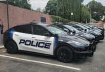 Pasadena police fleet all electric