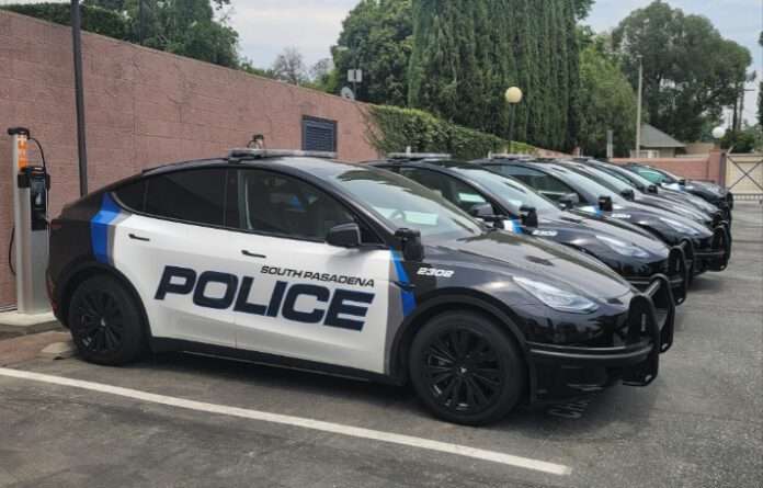 Pasadena police fleet all electric