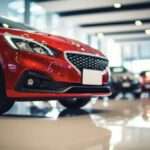 New vehicle showroom