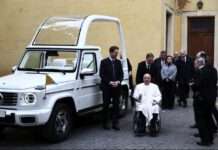 Pope-mobile goes electric