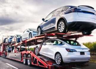 Vehicle Inventory Hits Post-COVID High Amid Slower Demand and Persistent Prices New vehicles on car carrier