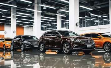 New car showroom